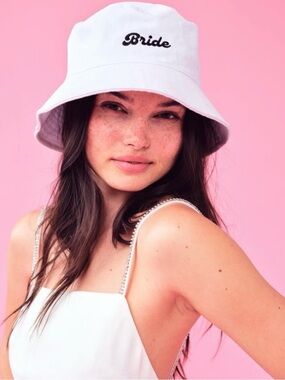 bride bucket hat